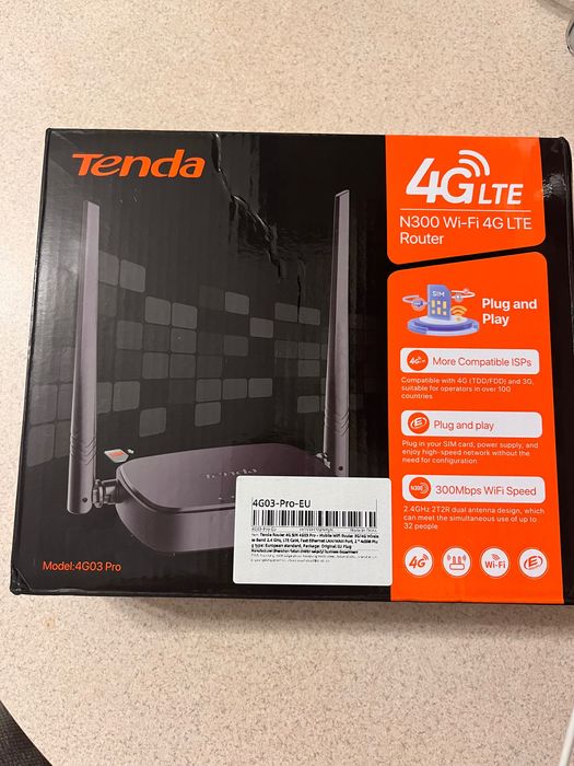 Роутер Tenda 4G03 Pro