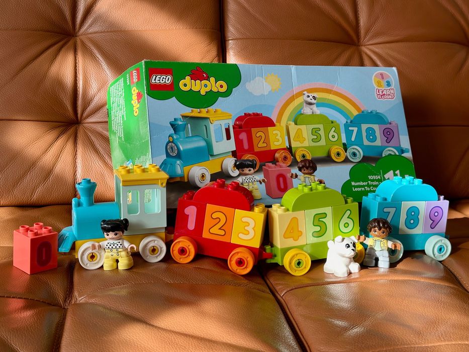 LEGO DUPLO 10954 Pociąg z cyferkami Cały Zestaw z pudełkiem
