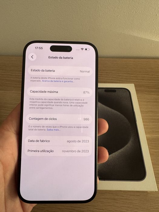 iPhone 15 Pro 128gb preto