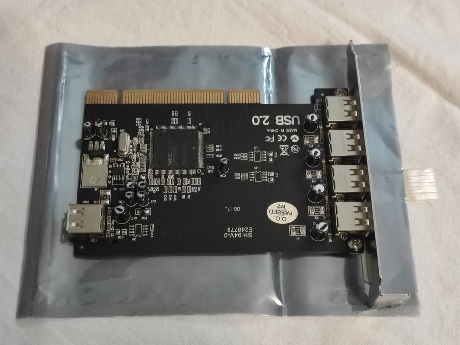 Placa de expansão Longshine c/4 portas USB 2.0 PCI