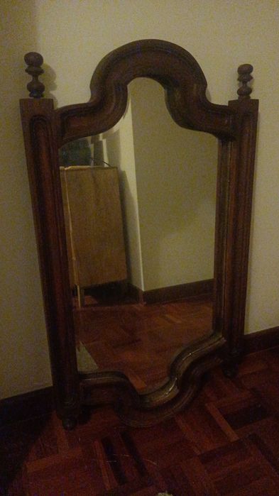 Vintage Wooden Mirror