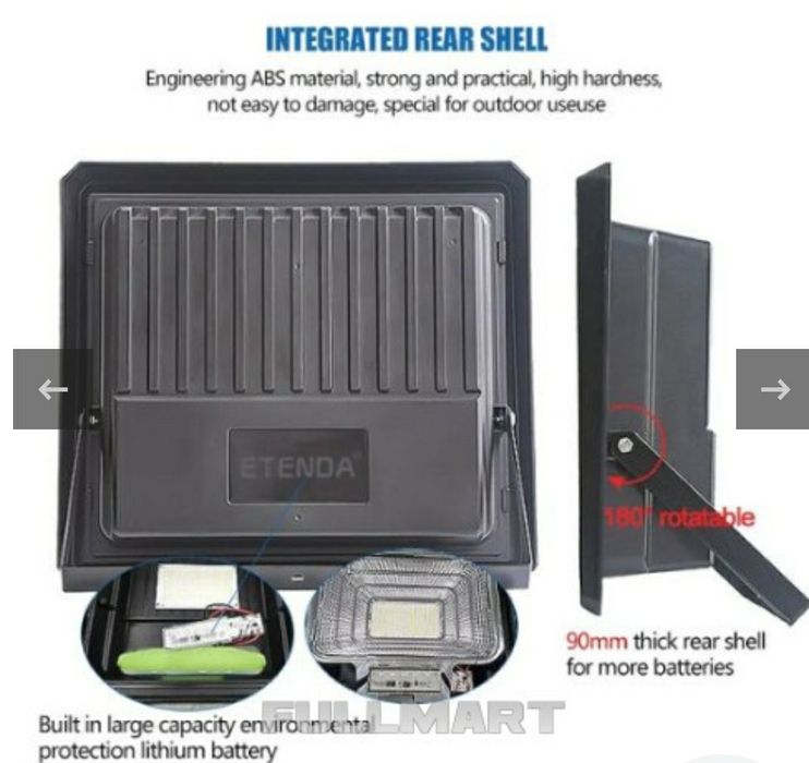 Акція!Вуличний ліхтар,світильник, прожектор на сонячній батаре