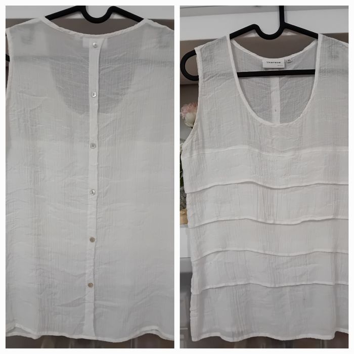 Therese bluzka damska w bieli XL