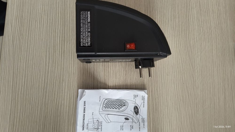 Mini grzejnik elektryczny