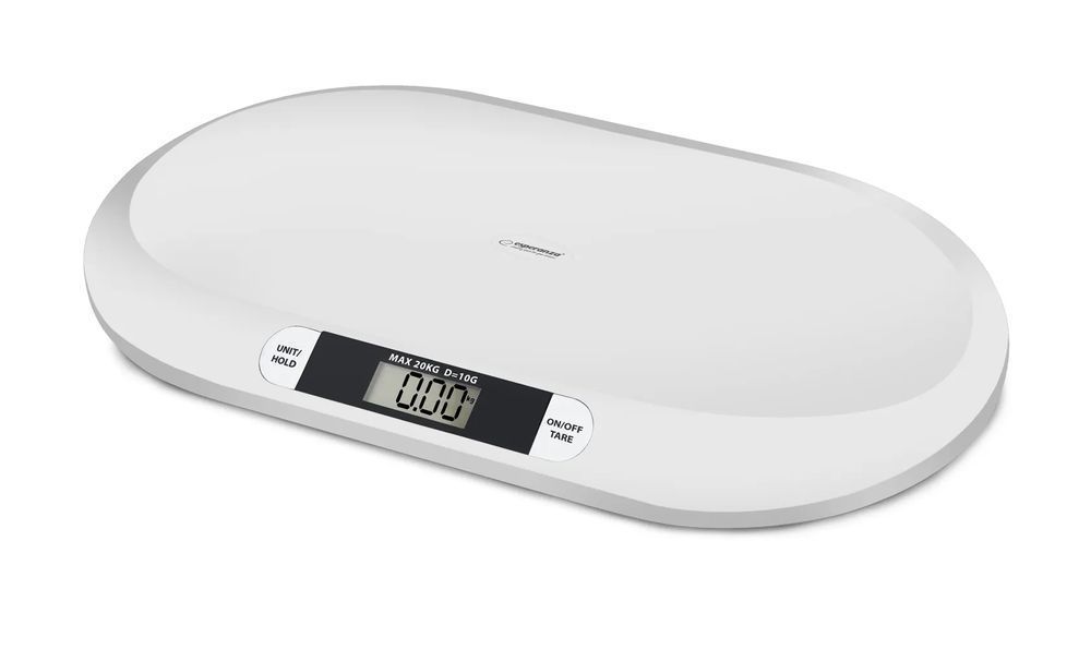 Elektroniczna waga dziecięca dla niemowląt do 20kg funkcja UNIT EBS019