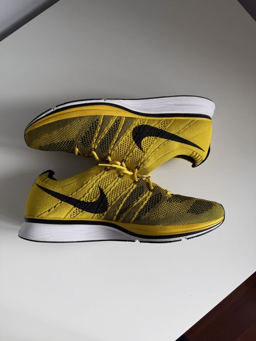 Buty nike flyknit trainer citron żółte yellow 44.5