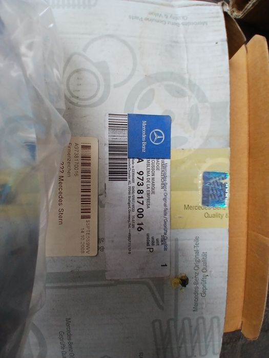 NOWY emblemat znaczek Mercedes gwiazda do Sprinter Atego Axor