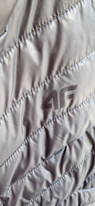 Kurtka pikowana długa płaszcz przejściowa 4F