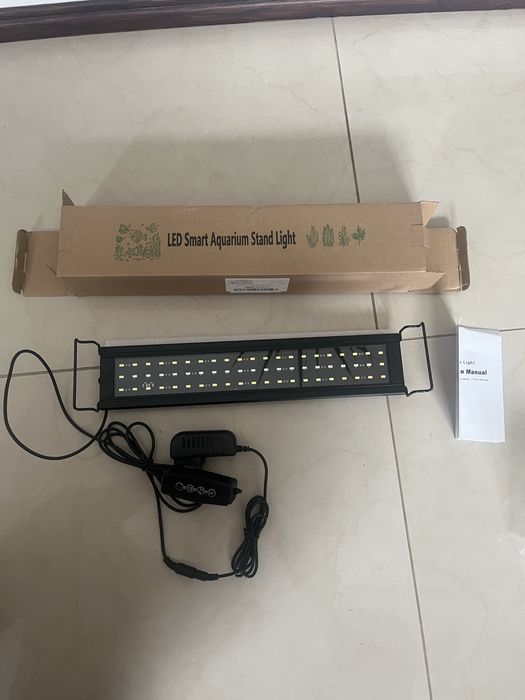 Listwa oswietlajaca akwarium lampa led regulowana 40 50 60 cm