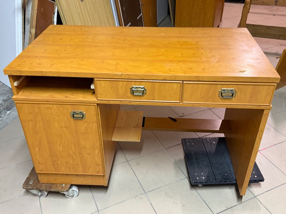 Solidny zestaw biurowy lub pokojowy | Fornir drewniany mocny DOWÓZ