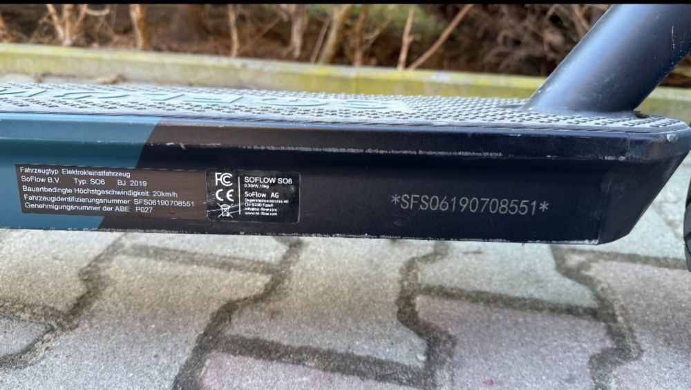 Hulajnoga elektryczna SoFlow SO6