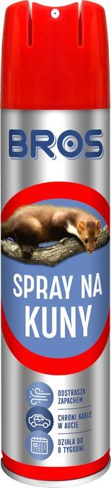 Spray Odstraszający Kuny Bros 400ml Skuteczny Preparat Do Ogrodu I Domu