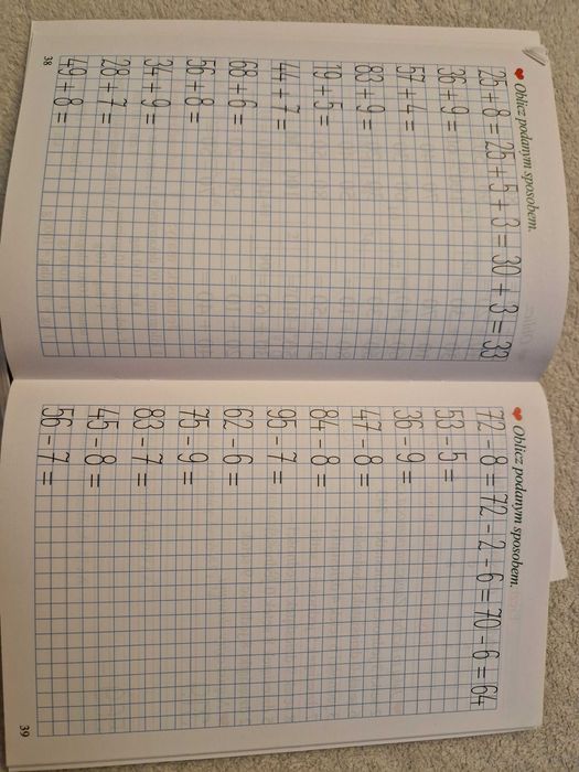 Matematyka i ortografia dla klas I-III, książeczka edukacyjna