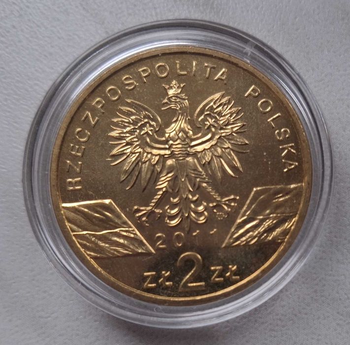 3 monety 2 złote: węgorz, borsuk i sokół