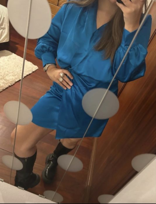 Vestido Azul Zara
