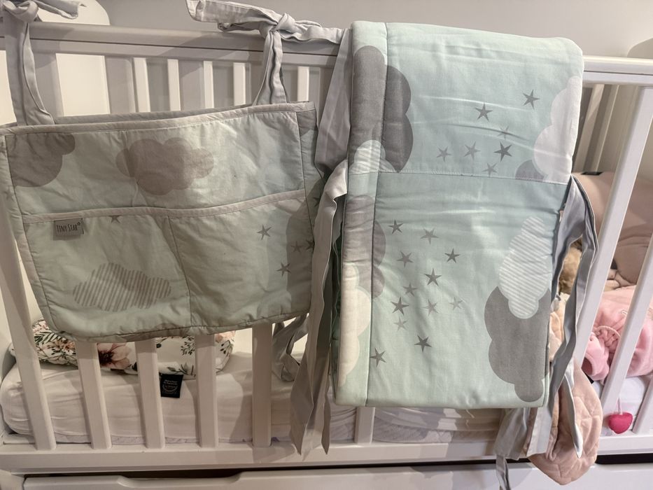 Ochraniacz + organizer do lozeczka Tiny Star