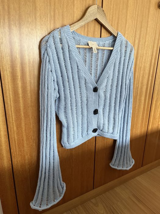 Casaco de Malha H&M em azul