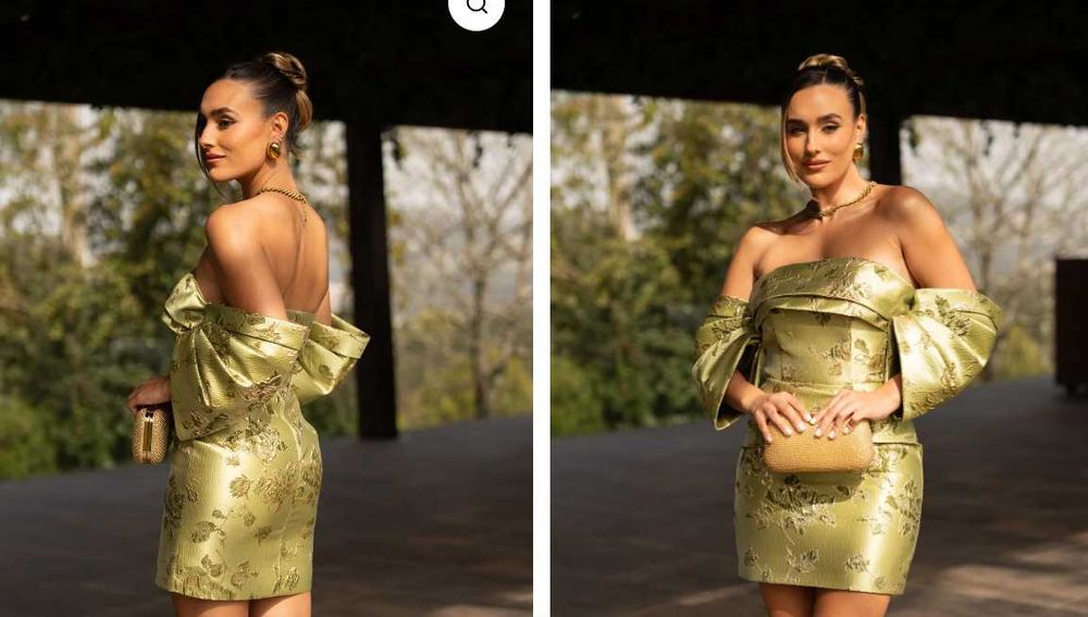 Vestido cerimônia novo S
