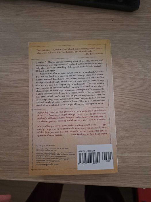 1491, Ameryka przed Kolumbem, po angielsku