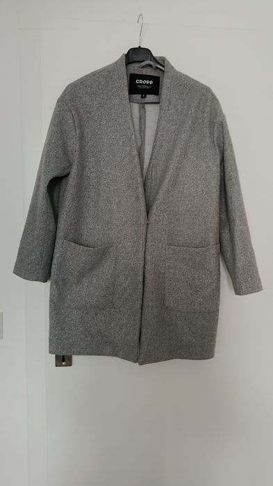 Płaszcz damski szary Cropp S
