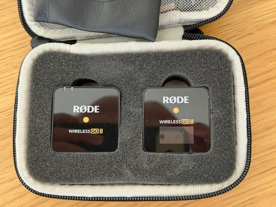 Rode Wireless GO II + Lavalier Shure – Microfone Wireless Como Novo