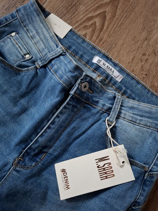 Spodnie jeansy damskie M.Sara 32