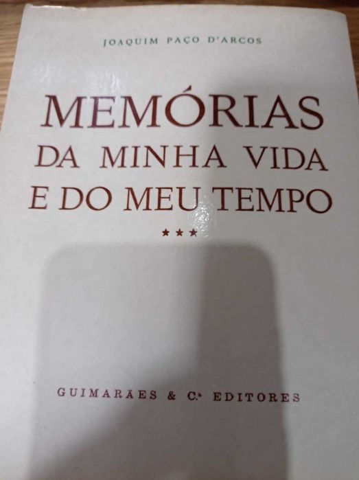 vendo livro  memorias da minha vida e do meu tempo