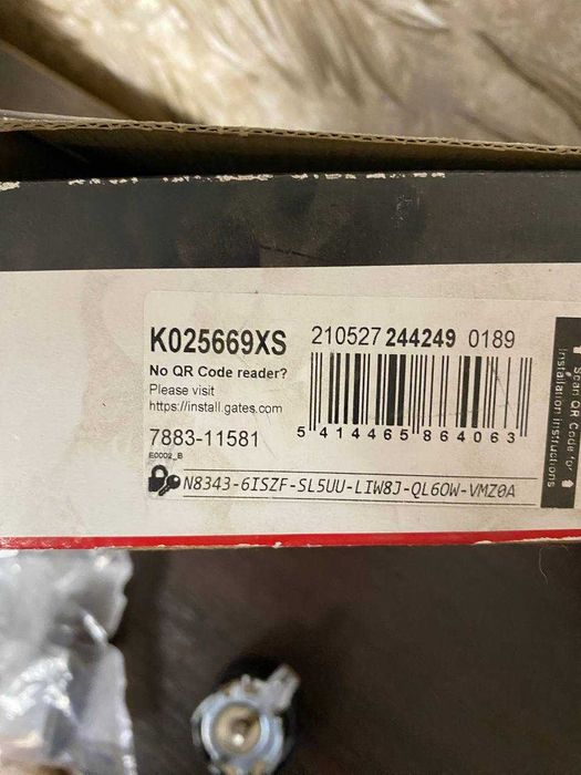 K025669XS Комплект грм FORD FUSION ремінь та ролик натягувача