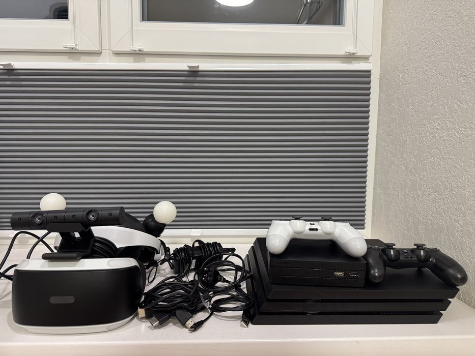Ps 4 pro/vr/2 джойстик/2 джойстика для vr