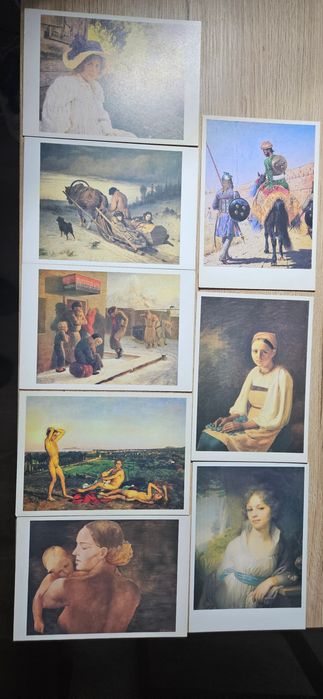 Pocztówki-,,Państwowa Galeria Tretiakowska"
