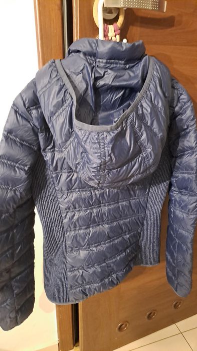 Nowa kurtka lekka puch xs Benetton oryginalna granat