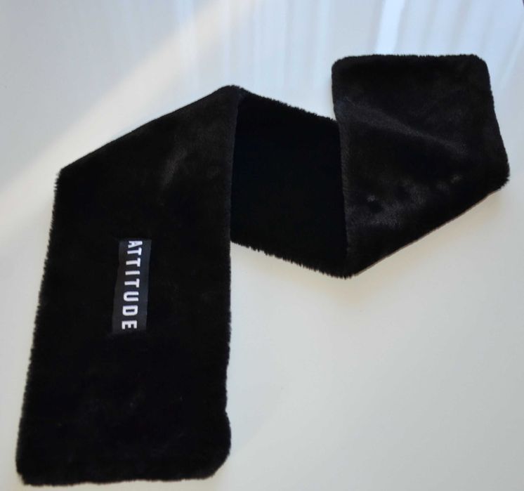 ATTITUDE - modny szal, szalik, futerko - stan idealny