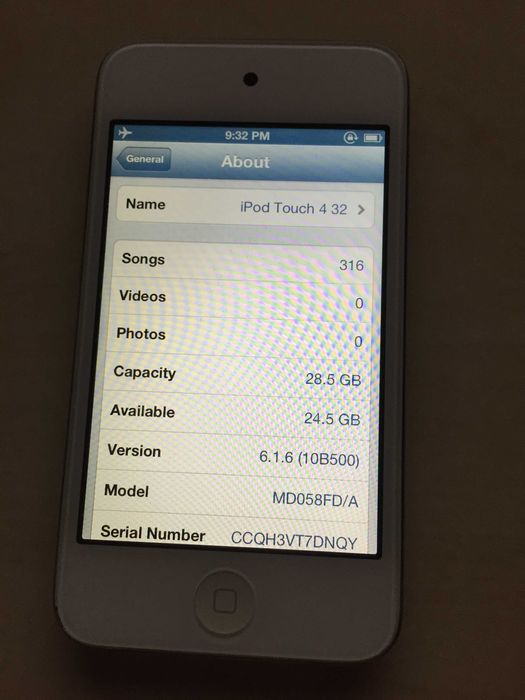 iPod Touch 4 A1367 32GB White