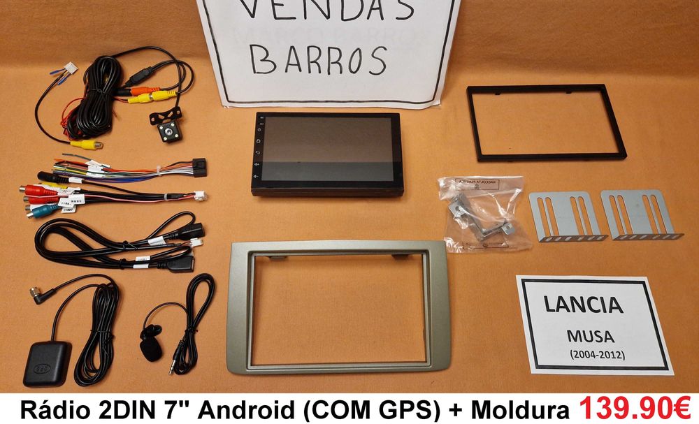 (NOVO) Rádio 2DIN • LANCIA Musa • Delta • Android [4+64GB] GPS