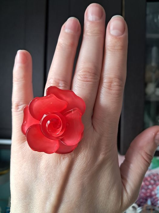 Біжутерія- сережки з емалю, кольцо