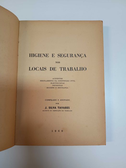 Higiene e segurança nos locais do Trabalho