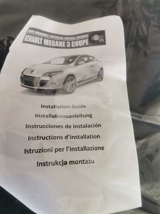 Cortinas solares Renault Megane Coupe 3 portas