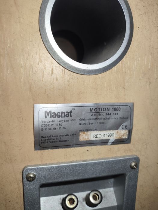 Głośniki magnat motion 1000, wzmacniacz i CD denon