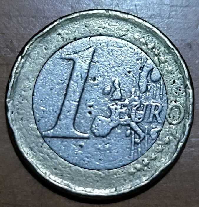 1 euro de 2001 rarissima para colecionadores
