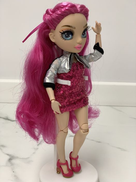 Lalka rainbow high junior rozowa Stella Monroe pink small doll