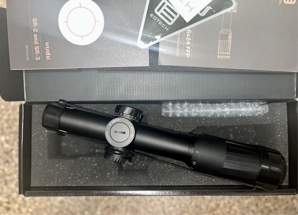 Прицел оптический EOTech Vudu 1-6X24 FFP с сеткой SR2 green/red