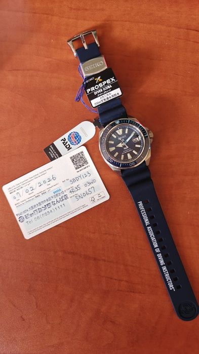Seiko Prospex PADI SBDY123 JDM (SRPJ93K1) Samurai nowy - full set - dobra cena