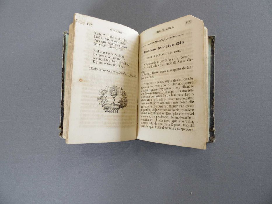 Livro Novissimo Mez de Maria, 1863