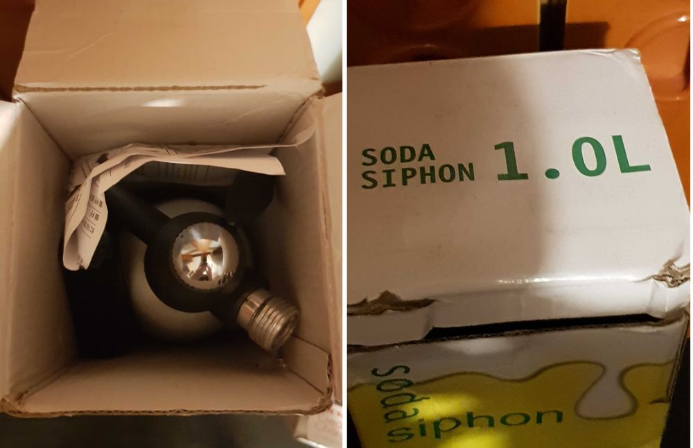 NOWY syfon saturator + naboje kupiony na allegro