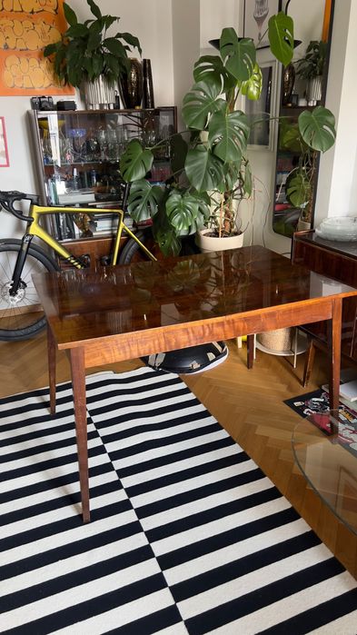 Stół drewniany rozkładany 120 x 80 cm biurko lub do jadalni