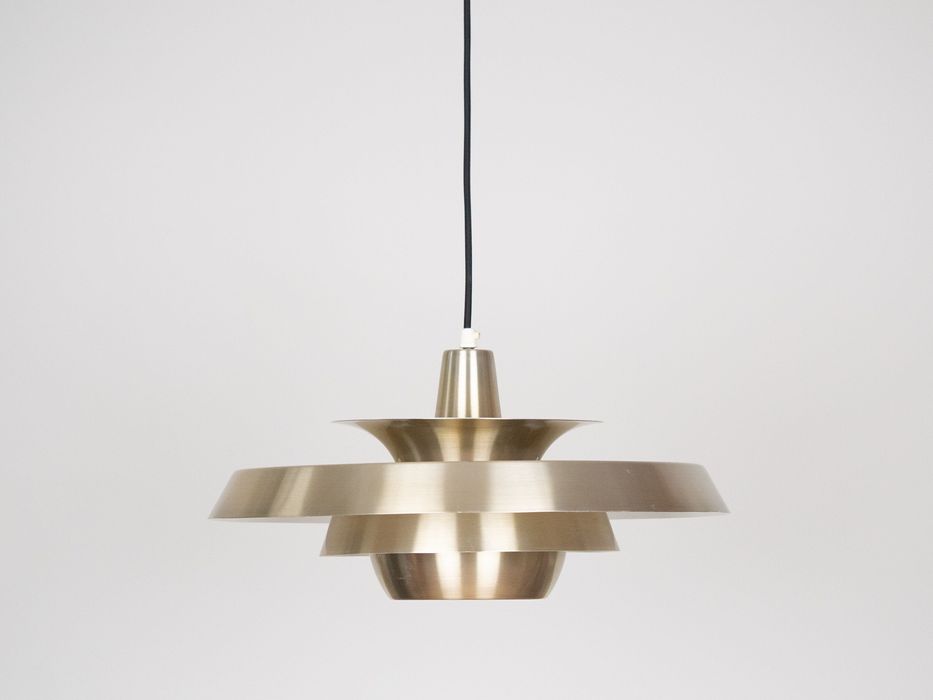 Duńska vintage lampa Superlight proj. David Mogensen, lata 70-te