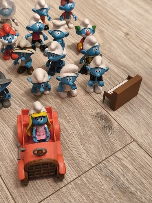 Smerfy figurki deagostiny