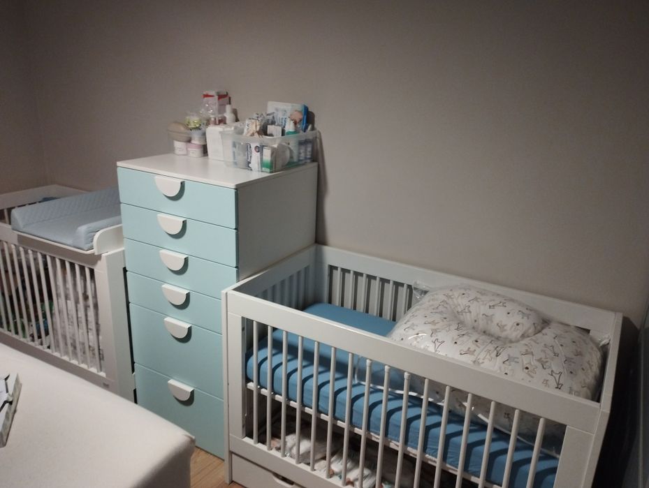Łóżeczko dzieciece 120*60 PINIO BASIC 2szt. BLIŹNIAKI