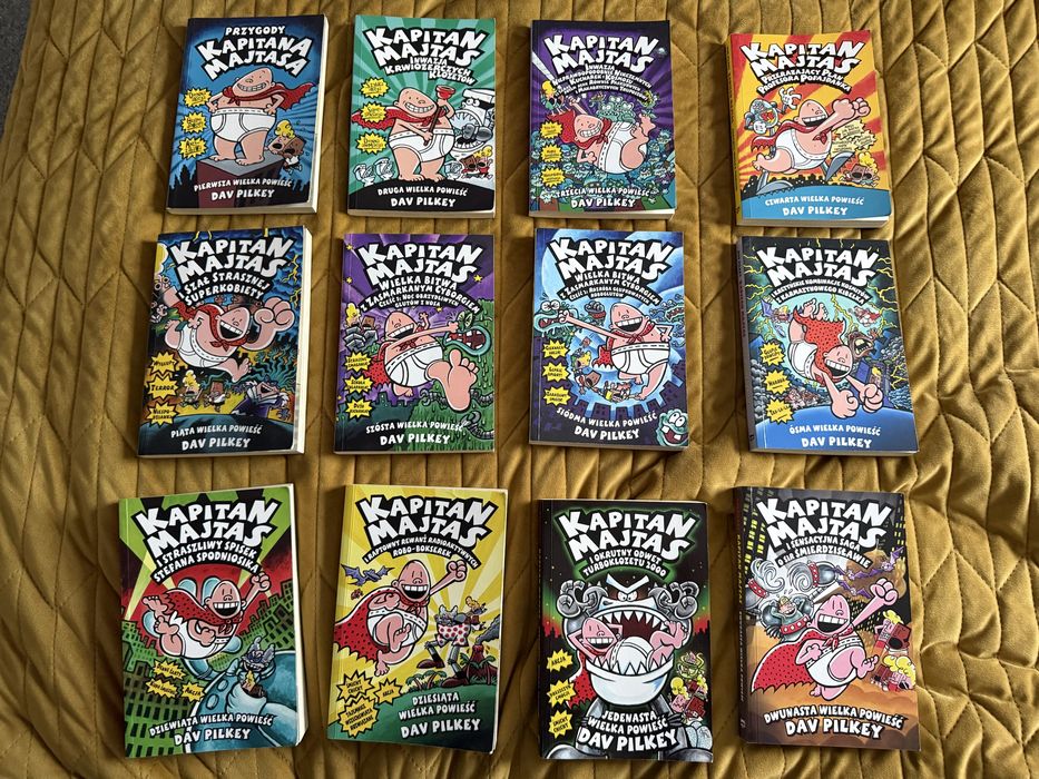 Komiksy Kapitan Majtas – komplet 12 części