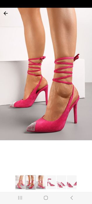 Nowe różowe  szpilki